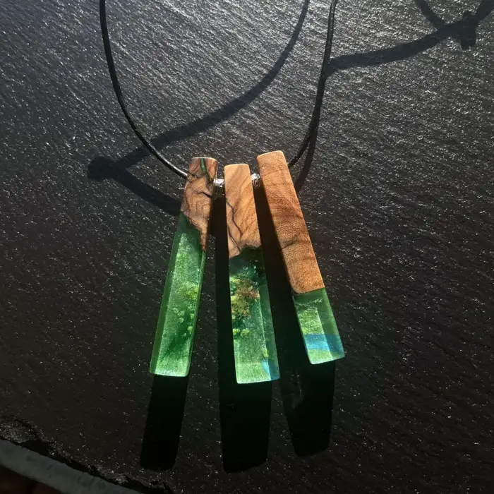 Kettenanhänger "Green Sea Sticks" – Bild 6