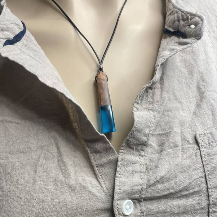 Kettenanhänger "Blue Water Stick" – Bild 2