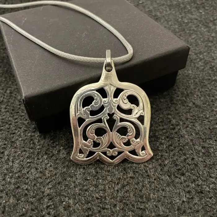 Kettenanhänger Zuckerzange ArtDeco 2 – Bild 5