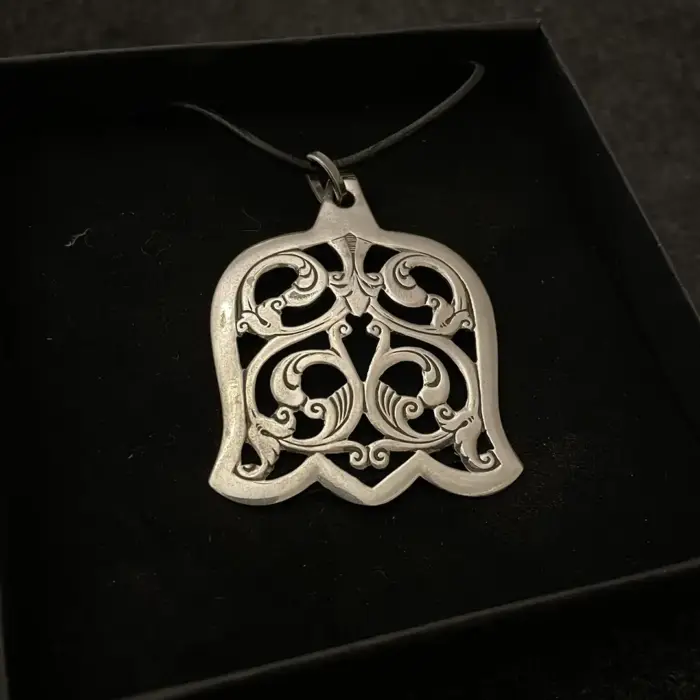 Kettenanhänger Zuckerzange ArtDeco 1 – Bild 5