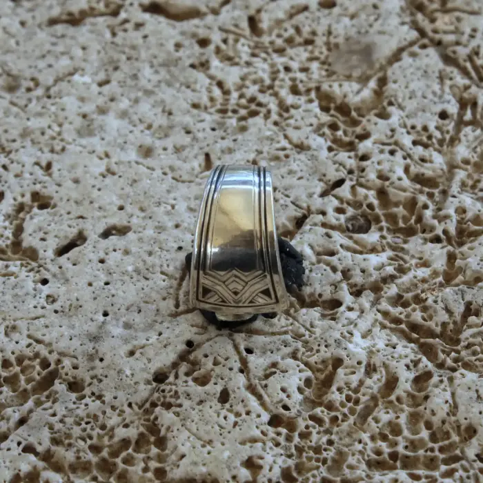 Ring ArtDeco Kaffee-Löffel (Gr. 57/8) – Bild 6